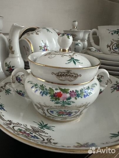 Сервиз чайно-кофейный лфз костяной фарфор