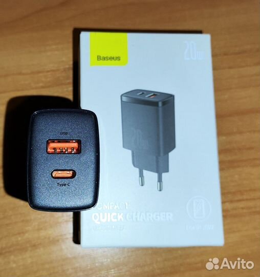 Зарядное устройство baseus 20w