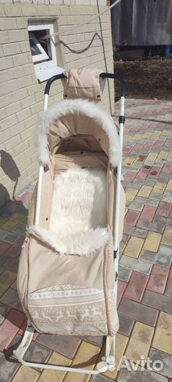 Коляска санки