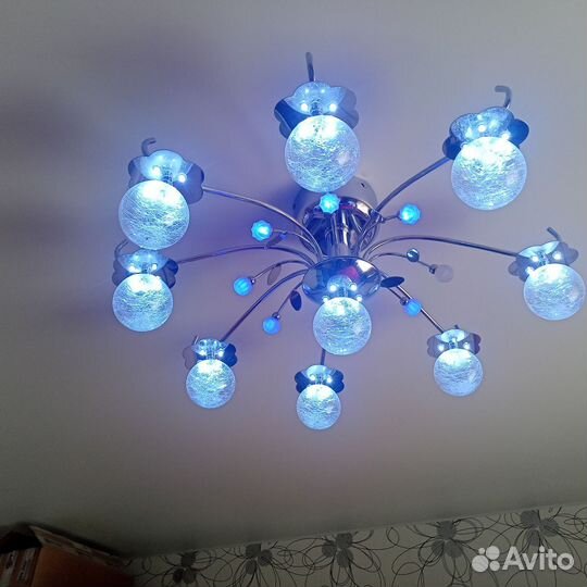 Люстра потолочная бу