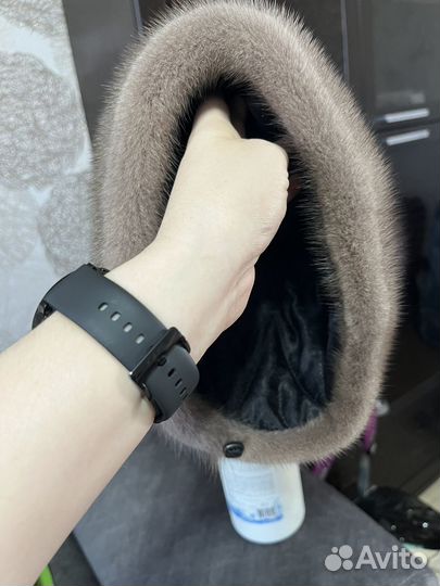 Шапка зимняя норковая женская