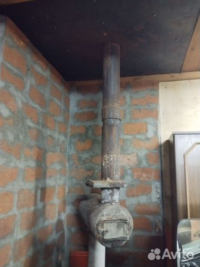 Печка буржуйка для гаража или бани