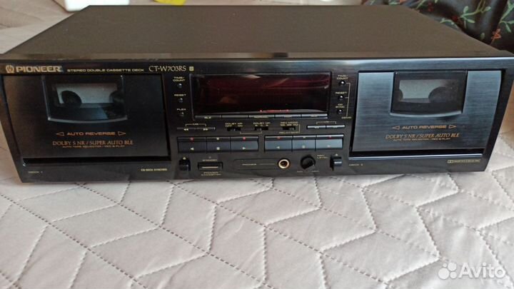 Кассетная дека pioneer ct-w703rs