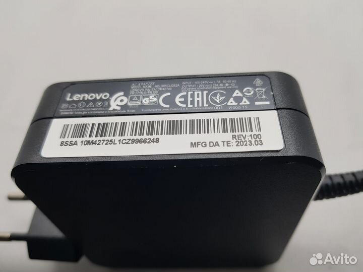 Зарядка для ноутбука Lenovo 20V 3.25A 65W 4.0x1.7