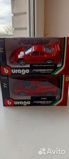 Машина коллеционная, модель, Ferrari F40, F50