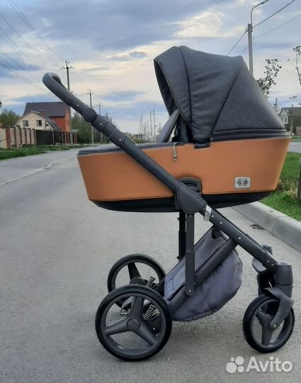 Коляска adamex 3 в 1 бу