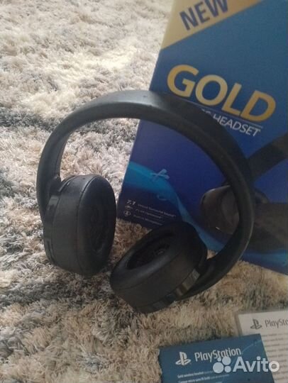 Беспроводные наушники sony gold PS4 PS5