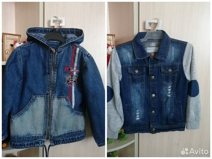 Кофта джинсовая 116-122