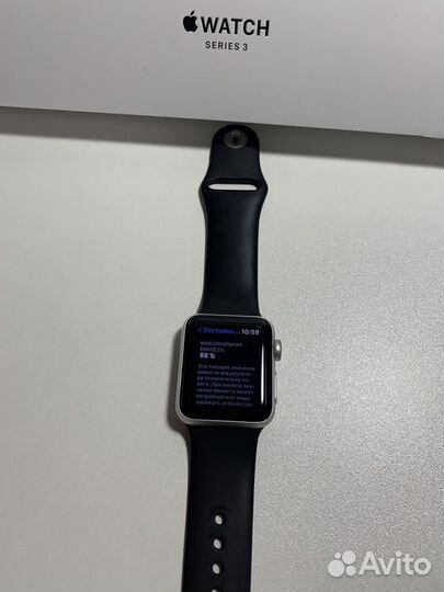 Часы apple watch 3 38 mm