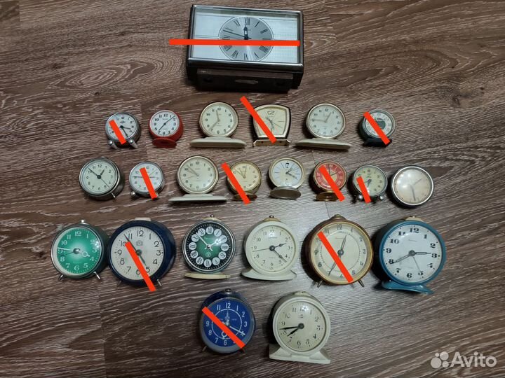 Часы будильник СССР