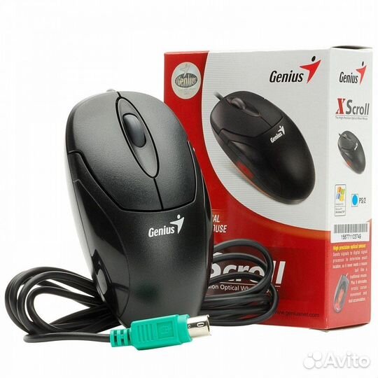 Мышь Genius Xscroll, оптическая, PS/2