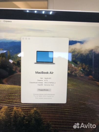 Apple MacBook Air 2020 m1 256gb