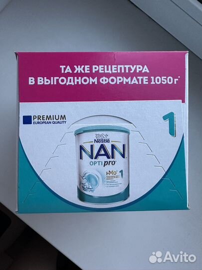 NAN optipro 1 детская смесь нан оптипро