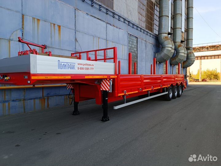 Полуприцеп трал (тяжеловоз) Политранс ТСП 94163, 2023