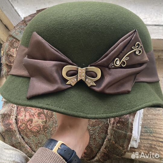 Шляпа котелок женская Cardinal Кардинал