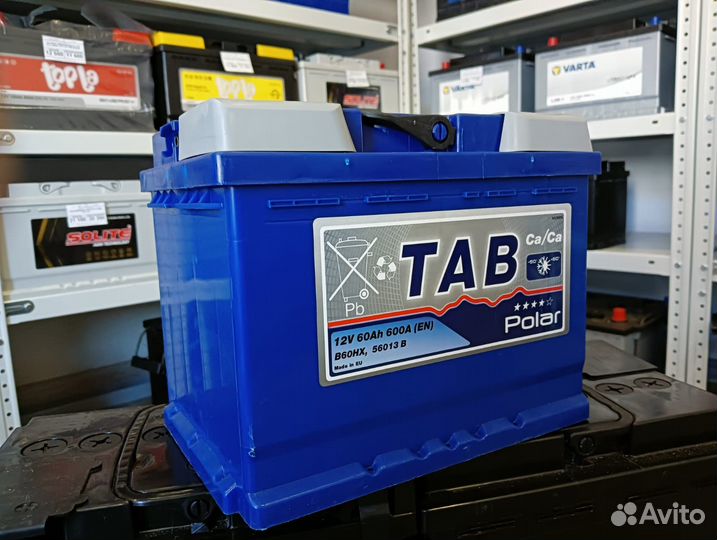 Аккумулятор автомобильный Tab