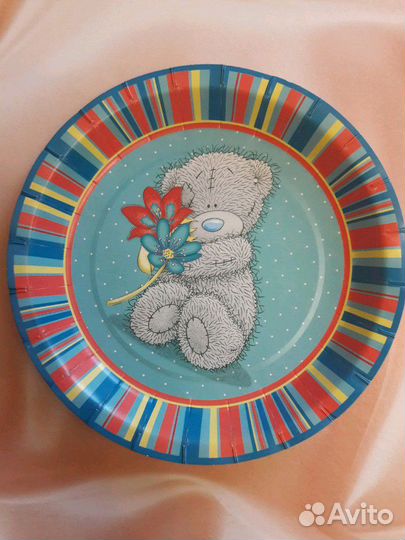 Тарелки одноразовые Тедди