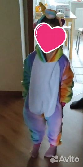 Кигуруми единорога в отличном состоянии