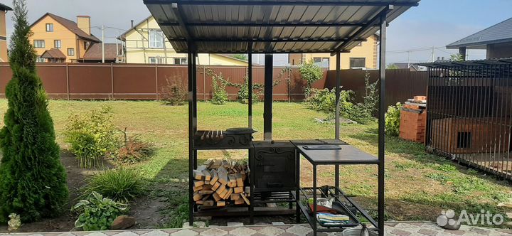 Барбекю, вольер, верстак