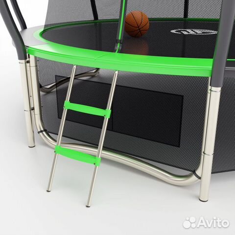 Батут Jump Power 12 ft Pro Inside Basket Green