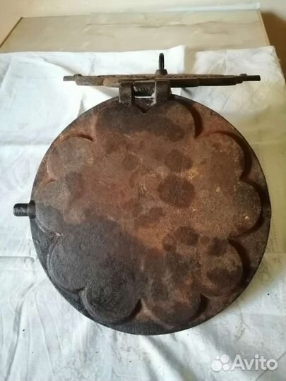 Пруссия. Старинная немецкая вафельница с рецептом