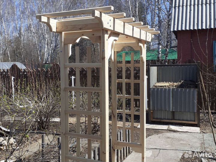 Пергола деревянная для сада