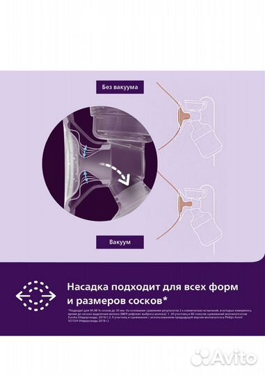 Молокоотсос avent ручной