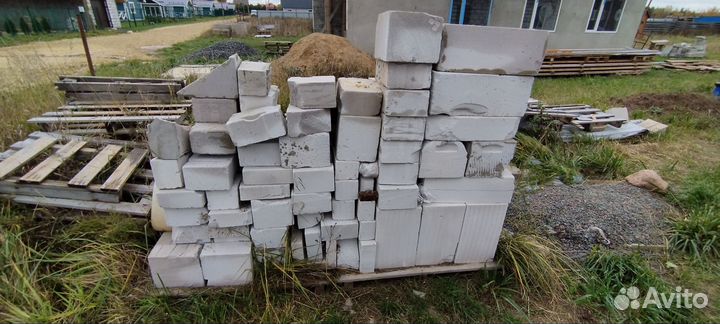 Пеноблоки газоблоки остатки