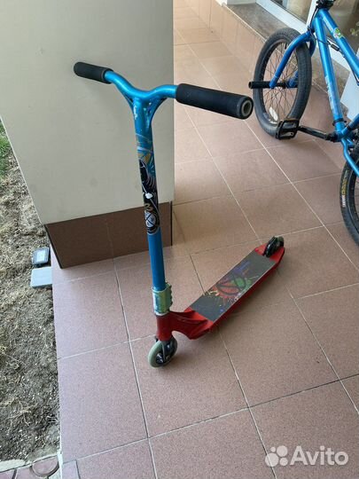 Кастомный трюковой самокат