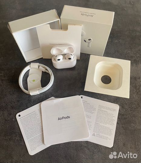 Беспроводные наушники apple airpods 3