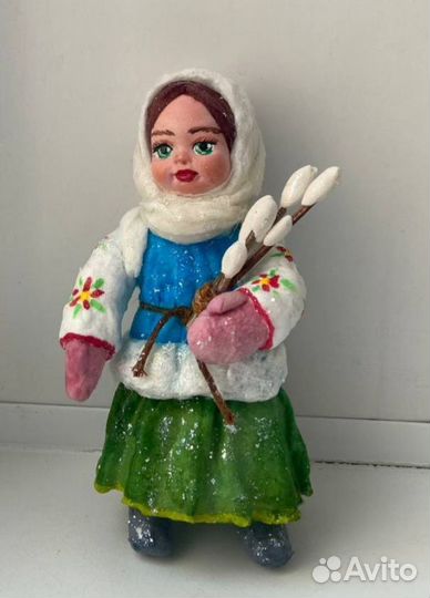 Ватные елочные игрушки