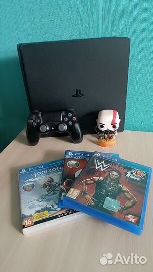 Sony PS4 slim +игры
