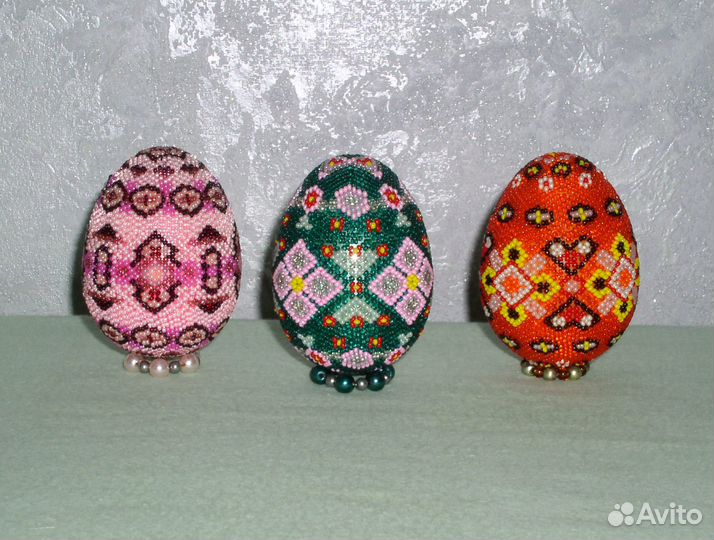 Яйца из бисера (крупные)