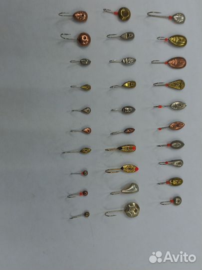 Мормышки свинцовые 30шт. Набор#1