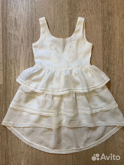 Платье лен/хлопок Lapin House 134