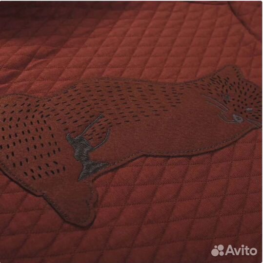 Стеганое худи Muesli Fox, Fudge 122 (7 лет)