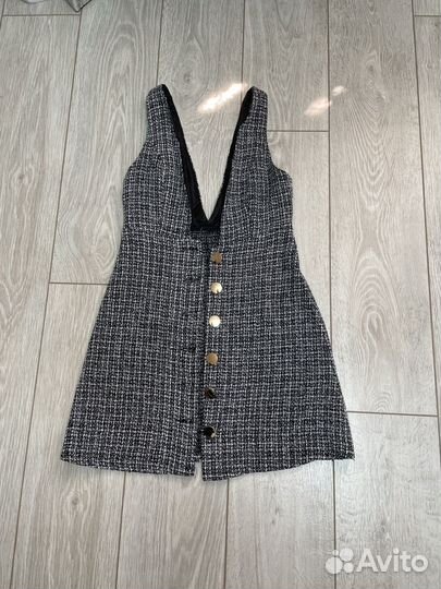 Твидовый сарофан