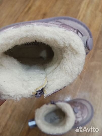 Зимние сапожки на девочку 23