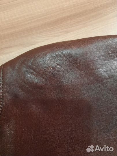 Кожаная куртка 54р мужская