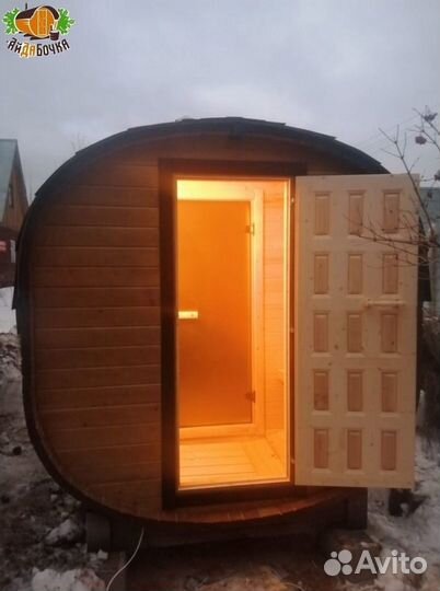 Баня бочка