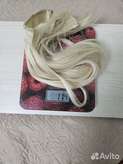 Волосы натуральные на трессе 60 см