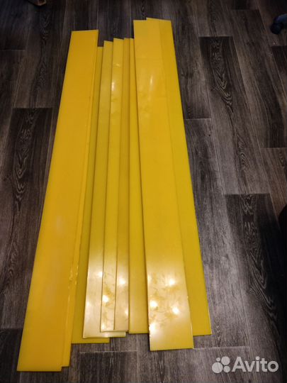 Скребки Вomаg катка полиуретановые 1500*150*10