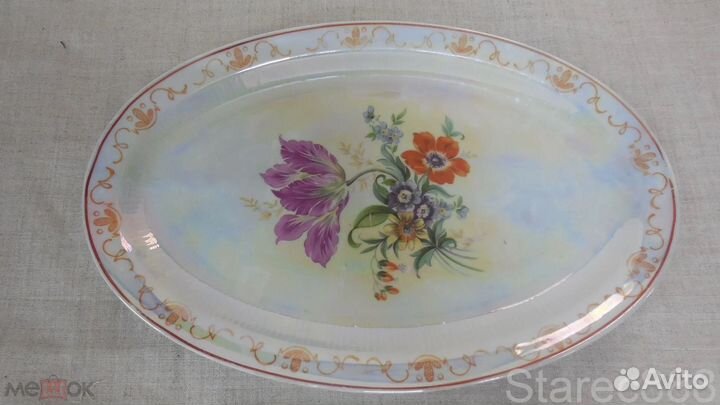 Блюдо Круглое и Овальное Фарфор Европа