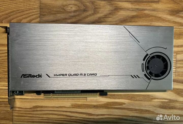 Контроллер ASRock hyper quad M.2 (Gen4)