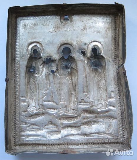 Серебренный оклад 1824 года,Калуга