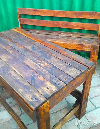 Садовая мебель из поддонов