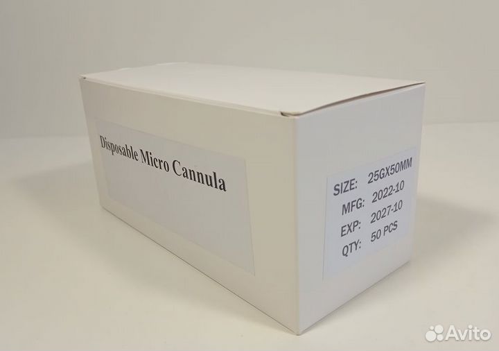 Канюля для контурной пластики 25G50 (игла в компле