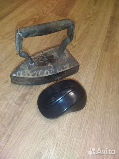 Утюг старинный с клеймом