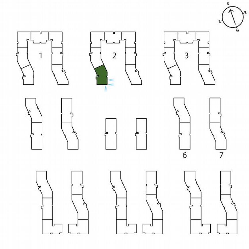 2-к. квартира, 52,4 м², 2/3 эт.