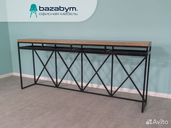 Барная стойка Лофт, стол барный 112х270х45 см